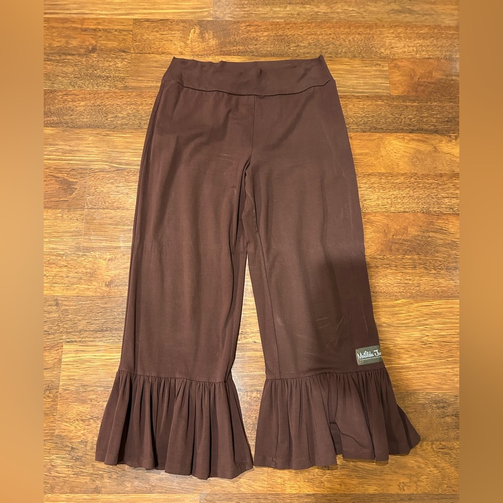 Matilda Jane Brown Ruffle Pants - Picture 2 of 6